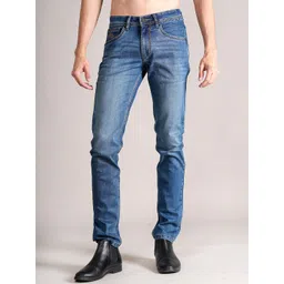 Cantabil Men Light Fade Stretchable Jeans-picture-40
