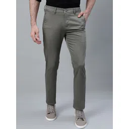 Cantabil Men Mid-Rise Slim Fit Comfort Trousers-picture-38