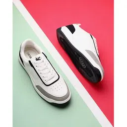 cantabil Men Mid-Top Round-Toe Sneakers with Lace Fastensing-picture-23