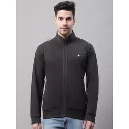 Cantabil Men Mock Neck Fleece Sweatshirt-picture-14