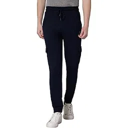 cantabil Men Navy Blue Solid Winter Wear Casual Track Pant (P_MTRP00050)-picture-12