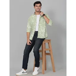 Cantabil Men Original Floral Opaque Printed Casual Shirt-picture-12