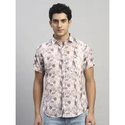 Cantabil Men Original Floral Printed Casual Shirt-picture-36