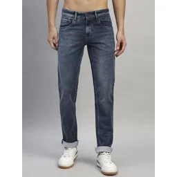 Cantabil Men Original Straight Fit Mid-Rise Heavy Fade Stretchable Jeans-picture-26
