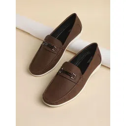 Cantabil Men PU Horsebit Loafers-picture-30