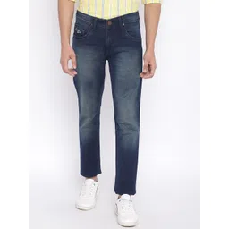 Cantabil Men Regular Fit Heavy Fade Casual Cropped Non Stretchable Cotton Jeans-picture-31