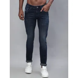 Cantabil Men Regular Fit Light Fade Stretchable Cotton Jeans-picture-15