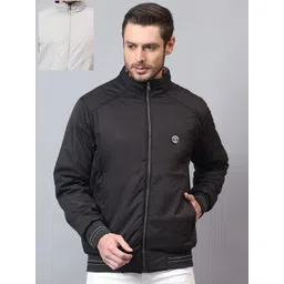 Cantabil Men Reversible Open Front Jacket with Patchwork-picture-18