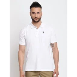 Cantabil Men Solid Polo Collar Cotton T-shirt-picture-17