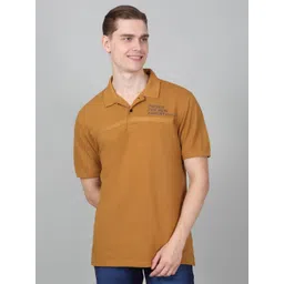 Cantabil Men Solid Polo Collar Cotton T-shirt-picture-29