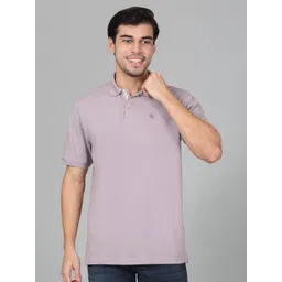 Cantabil Men Solid Polo Collar Cotton T-shirt-picture-10