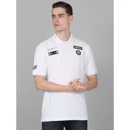 Cantabil Men Solid Polo Collar Cotton T-shirt-picture-37