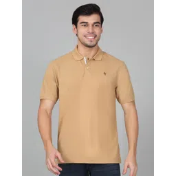 Cantabil Men Solid Polo Collar Cotton T-shirt-picture-42