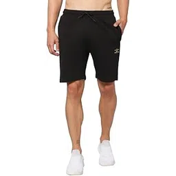 cantabil Men Solid Regular Fit Bermuda for Men | Casual Wear Bermuda for Men | Bermuda for Men (P_MBER00041_Black)-picture-37