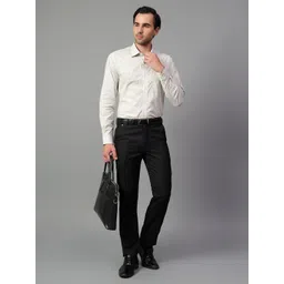 Cantabil Men Spread Collar Checked Cotton Formal Shirt-picture-42