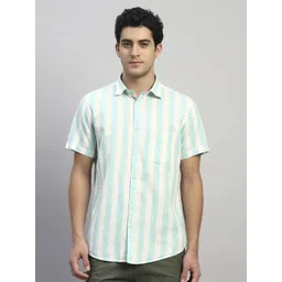 Cantabil Men Striped Printed Casual Shirt-picture-31