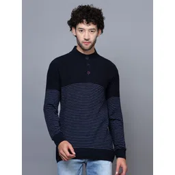 Cantabil Men Striped Pullover-image-35