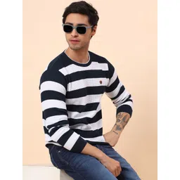 Cantabil Men Striped Pullover-picture-32