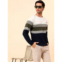 Cantabil Men Striped Pullover-picture-31