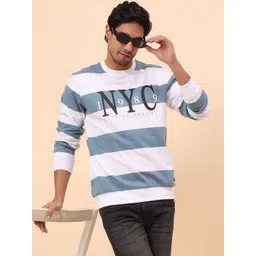 Cantabil Men Striped Sweatshirt-picture-20