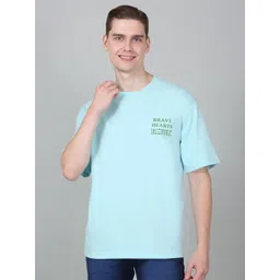 Cantabil Men Typography Printed Round Neck Cotton Relaxed Fit T-shirt-picture-25