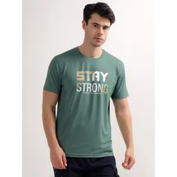 Cantabil Men Typography Printed Round Neck Slim Fit T-shirt-picture-19