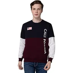 cantabil Men Wine Full Sleeves Hooded Casual Sweatshirt (P_MSWS00148)-picture-32