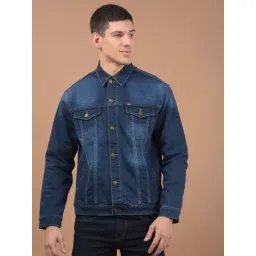 Cantabil Men's Blue Solid Full Sleeves Jacket-picture-16