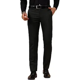 cantabil Men's Checkered Non Plated Regular Fit Formal Trouser (P_MSTF00033)-picture-35
