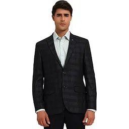 cantabil Men's Checkered Winter Wear Smart Fit Blazer (P_MBZF00105)-picture-48