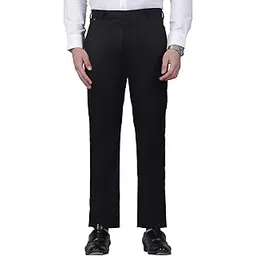 cantabil Men's Solid Non Pleated Regular Fit Formal Trouser (P_MTRF00243)-picture-46