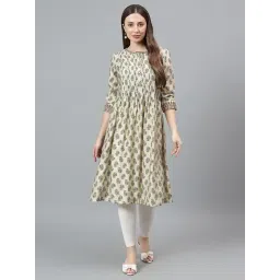 Cantabil Multi-Color Regular Fit Printed Kurti-picture-28