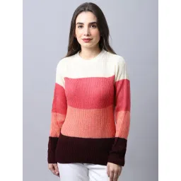 Cantabil Multicolor Color Block Sweater-picture-32