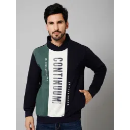 Cantabil Multicolor Regular Fit Printed High Neck Sweatshirt-picture-13