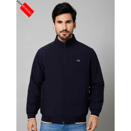 Cantabil Navy & Mustard Regular Fit High Neck Reversible Jacket-picture-23