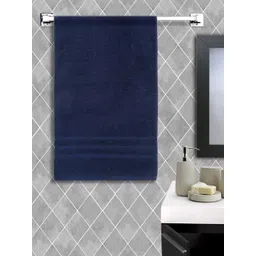 Cantabil Navy Blue Cotton Bath Towels-picture-15
