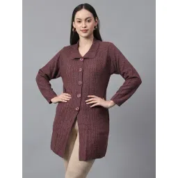 Cantabil Pink Acrylic Self Sweater-picture-10