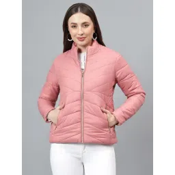Cantabil Pink Regular Fit Solid Jacket-picture-28