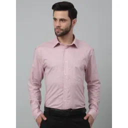 Cantabil Red Regular Fit Checks Shirt-picture-34