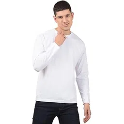 cantabil Regular Fit Solid Round Neck Full Sleeve Casual Winter Wear T-Shirt for Men | Round Neck Winter Wear T-Shirts for Men | Mens Round Neck Winter Wear T-Shirt (P_MTSH00704)-picture-42