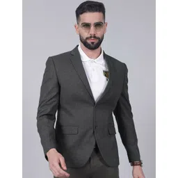 Cantabil Self Design Single Breasted Casual Blazer-picture-22