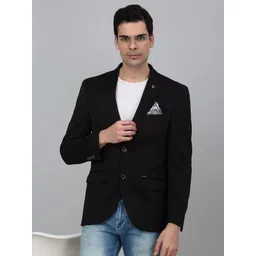 Cantabil Self Design Single Breasted Formal Blazer-picture-28
