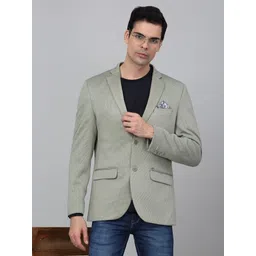 Cantabil Self Design Single Breasted Formal Blazer-picture-21