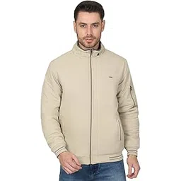 cantabil Solid Beige Full Sleeves Mock Neck Regular Fit Men's Casual Reversible Jacket | Casual Winter Jackets for Men | Mens Jackets for Winter Wear (P_MJKT00238)-picture-39