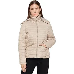 cantabil Solid Full Sleeves Detachable Hooded Neck Reversible Regular Fit Women Casual Jacket | Casual Winter Jackets for Women | Ladies Jackets for Winter Wear (P_LJKT00062)-picture-36