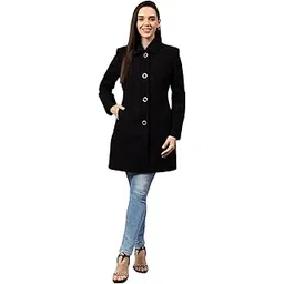 cantabil Solid Full Sleeves Regular Fit Women Casual Long Coat | Casual Winter Wear Long Coat for Women | Ladies Long Coat for Winter Wear (P_LLOC00046)-picture-13