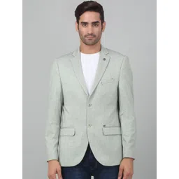 Cantabil Striped Notched Lapel Collar Single-Breasted Slim Fit Casual Blazer-picture-38