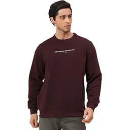 cantabil Sweatshirt for Men Wine (MSWS00270_Wine_XL)-picture-33