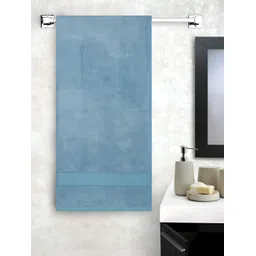 Cantabil Turquoise Blue Bamboo 550 GSM Bath Towel-picture-36