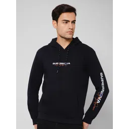 Cantabil Typography Printed Hooded Fleece Sweatshirt-picture-27